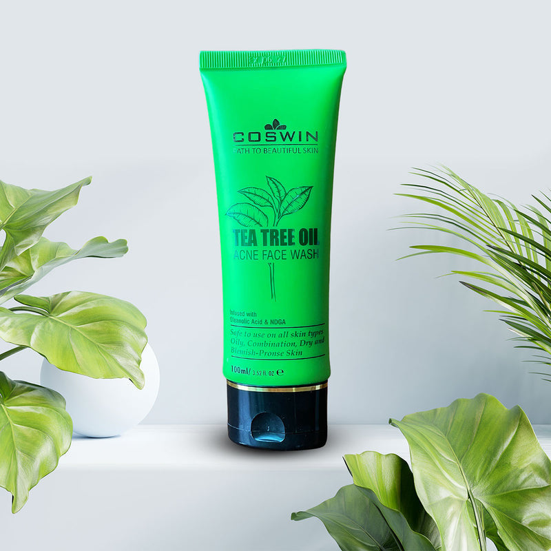 Anti acne face wash with tea tree oil